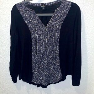 Lucky Brand Blouse with Long Sleeves